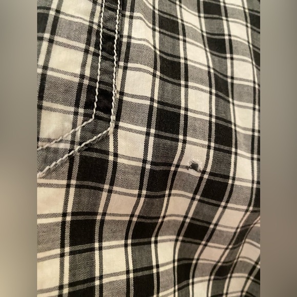 PEPE Mens 100% cotton shirt Long Sleeve Button Down Size XL Gray Plaid - Picture 13 of 13